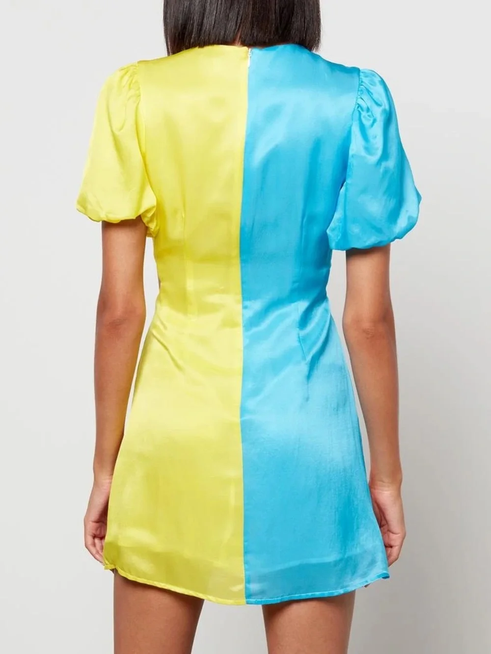 Olivia Rubin Mathilde Colourblock Mini Dress - Picture 2 of 7